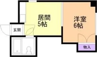 ライオネル水車町【4階】の間取り