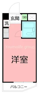 ポケットハイツ本厚木【3階】の間取り