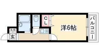 シルクハイツ【2階】の間取り