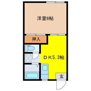 アベージュ【1階】の間取り