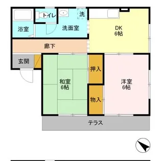 グラースハイツ【1階】の間取り