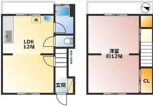 兵庫県神戸市須磨区一ノ谷町3【一戸建】の間取り