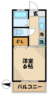 ルナパーク井上【1階】の間取り