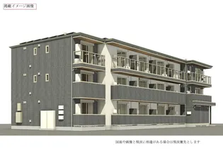 福島県郡山市赤木町【アパート】の外観