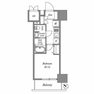オーパスホームズ南行徳【7階】の間取り