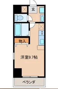 1Kの間取り画像