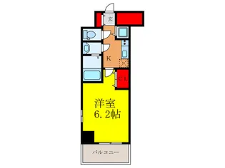 エスリード江坂グランツ【2階】の間取り