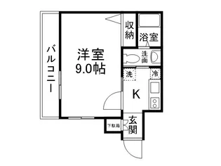 メゾンエクセル(イースト)【1階】の間取り