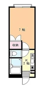 レオパレスアーバンライフ【2階】の間取り