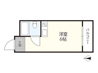 清水ビル【5階】の間取り