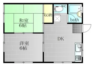 aizawa heights【1階】の間取り