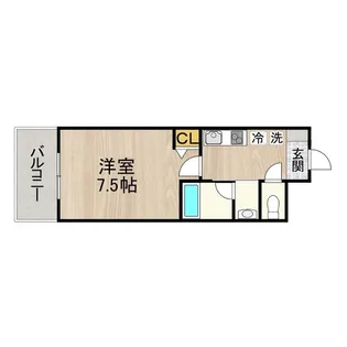 愛知県名古屋市中村区鳥居通2【マンション】の間取り