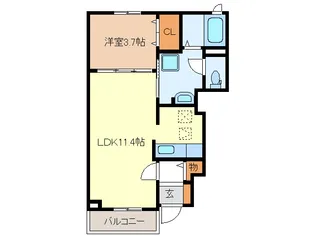 パインテール ヴィレッジ【1階】の間取り