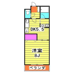 ローズガーデン【2階】の間取り