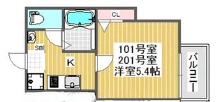 Privia亀有【2階】の間取り