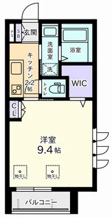 ジュヌセードル B【3階】の間取り