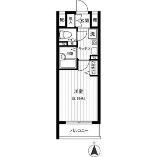 クレメント白金JP【3階】の間取り