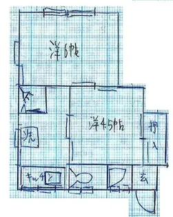 ナノハイツ【1階】の間取り