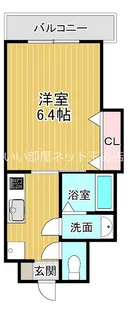 ラグゼ住之江【8階】の間取り