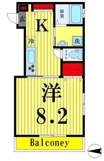 ポルトグランデ【1階】の間取り