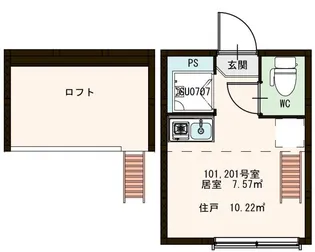 メゾン品川【2階】の間取り