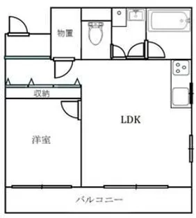 ハイツ磯子【9階】の間取り