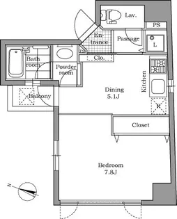東京都文京区千石4【マンション】の間取り