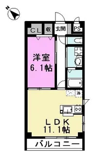 セカンドルームス【1階】の間取り