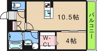 COZY岸里II【1階】の間取り