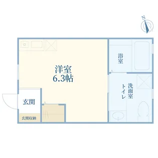 Hidden Island 中目黒【1階】の間取り