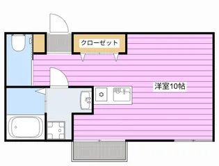 ツリーハウス元魚【1階】の間取り