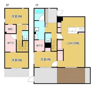 THE tOWL【1階】の間取り