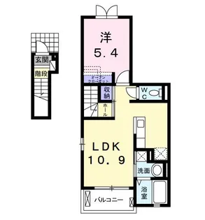 H&Sコンフォートテラス【2階】の間取り