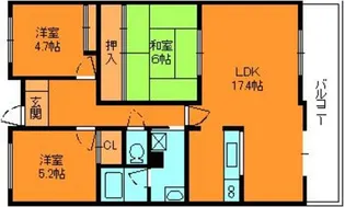iマンション広陵【1階】の間取り