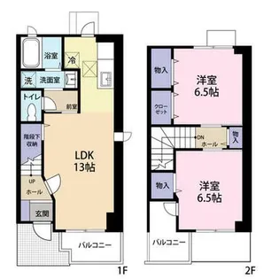 リバージュ北島の間取り
