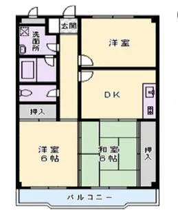 グリーンハイム【3階】の間取り