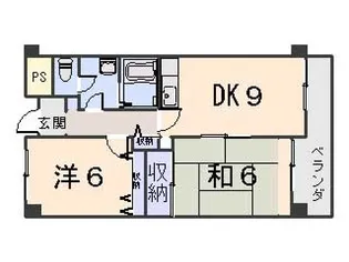 サンサーラ21【4階】の間取り