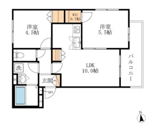 マグノリア ハウス【3階】の間取り