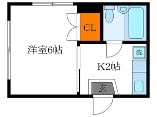 石井ハイツ【3階】の間取り