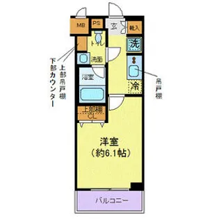 プレール・ドゥーク下丸子【4階】の間取り