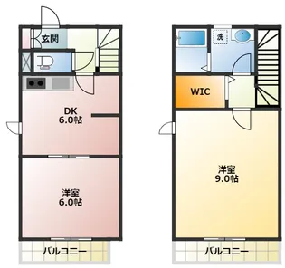 クラインガルテン【2階】の間取り