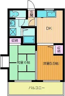 グルヌイユ筑波【1階】の間取り