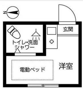 第18紀州ハイツ【2階】の間取り