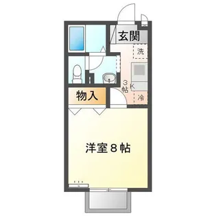 ジュネス院南 B【1階】の間取り