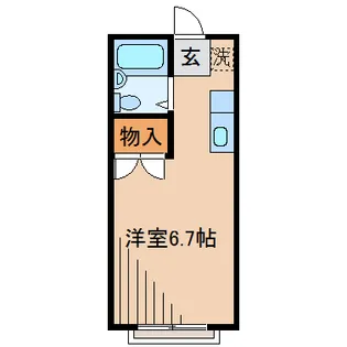 エステートピア白楽【2階】の間取り