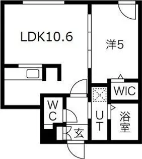 Premier ist 豊平(プレミアイスト)【2階】の間取り