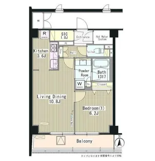 グランドゥール代々木【3階】の間取り