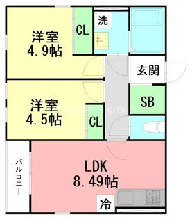 N’s ROOM【2階】の間取り