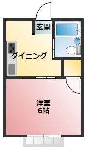 ヴィラ文教【3階】の間取り