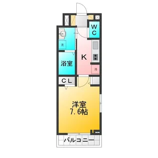 フィオーレIOGI【3階】の間取り